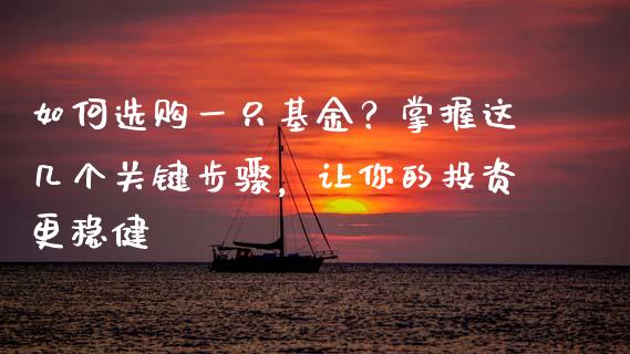 如何选购一只基金？掌握这几个关键步骤，让你的投资更稳健_https://cj002.lansai.wang_期货问答_第1张