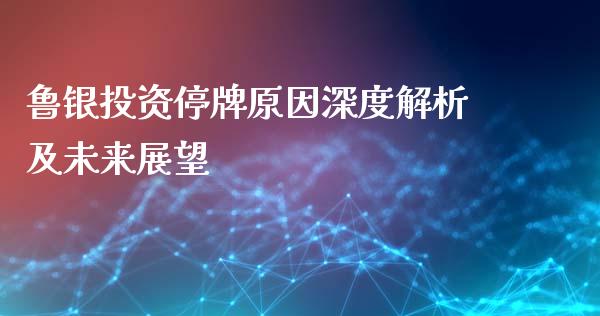 鲁银投资停牌原因深度解析及未来展望_https://cj002.lansai.wang_理财问答_第1张