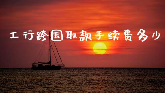 工行跨国取款手续费多少_https://cj002.lansai.wang_财经百问_第1张