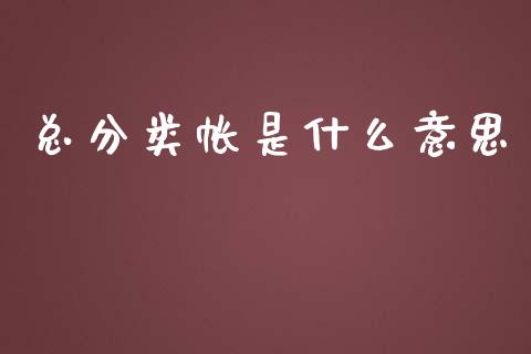 总分类帐是什么意思_https://cj002.lansai.wang_会计问答_第1张