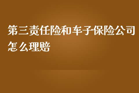 第三责任险和车子保险公司怎么理赔_https://cj002.lansai.wang_保险问答_第1张