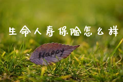 生命人寿保险怎么样_https://cj002.lansai.wang_保险问答_第1张