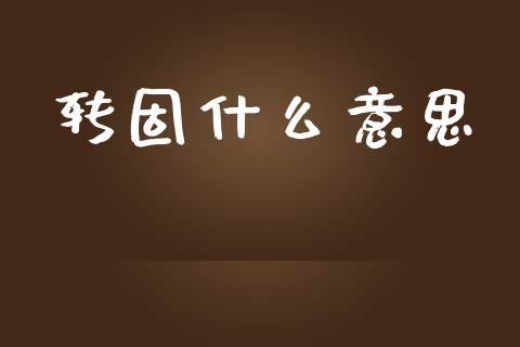转固什么意思_https://cj002.lansai.wang_财经问答_第1张