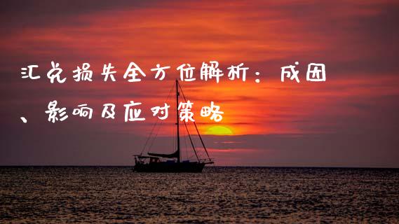 汇兑损失全方位解析：成因、影响及应对策略_https://cj002.lansai.wang_理财问答_第1张