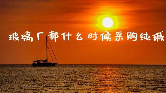 玻璃厂都什么时候采购纯碱_https://cj002.lansai.wang_保险问答_第1张