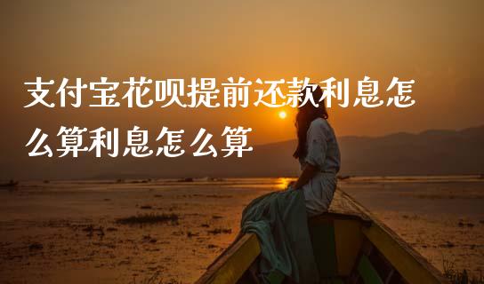 支付宝花呗提前还款利息怎么算利息怎么算_https://cj002.lansai.wang_理财问答_第1张
