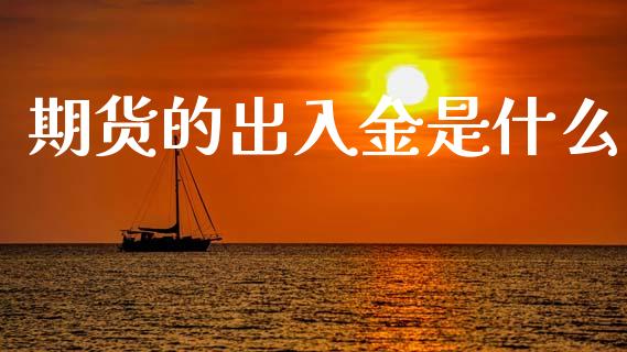 期货的出入金是什么_https://cj002.lansai.wang_期货问答_第1张