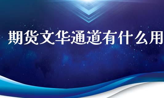 期货文华通道有什么用_财经百问_第1张_财经百问网 期货文华通道有什么用_https://cj002.lansai.wang_财经百问_第1张