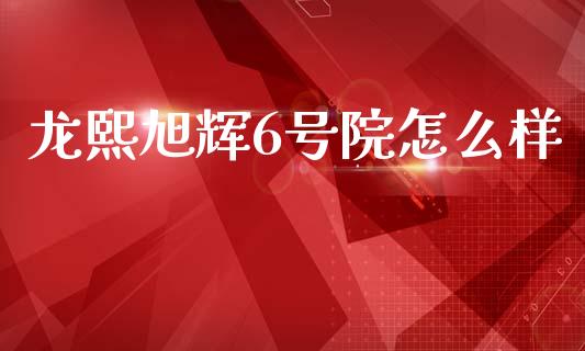 龙熙旭辉6号院怎么样_https://cj002.lansai.wang_财经问答_第1张