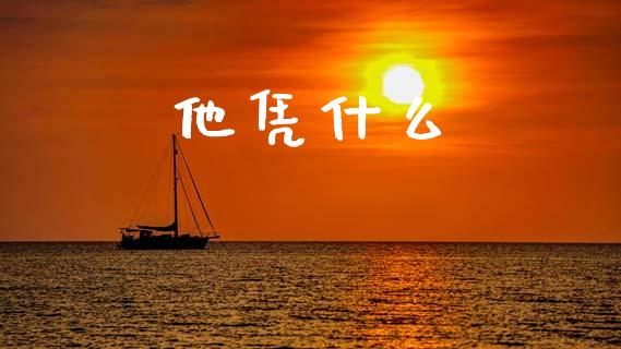 他凭什么_https://cj002.lansai.wang_金融问答_第1张