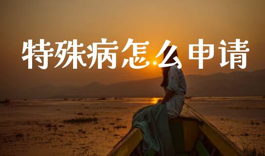 特殊病怎么申请_https://cj002.lansai.wang_保险问答_第1张