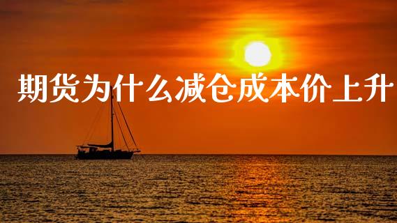 期货为什么减仓成本价上升_https://cj002.lansai.wang_期货问答_第1张