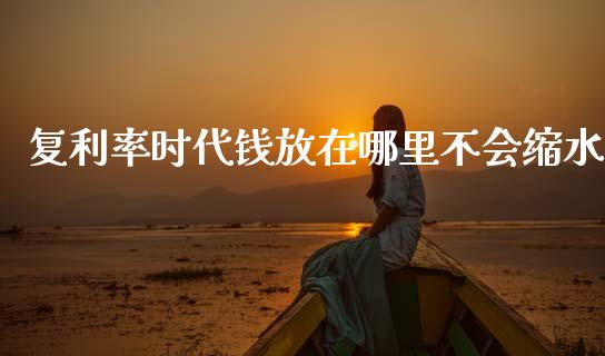 复利率时代钱放在哪里不会缩水_https://cj002.lansai.wang_理财问答_第1张