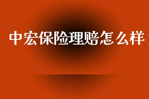 中宏保险理赔怎么样_https://cj002.lansai.wang_股市问答_第1张