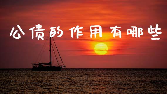公债的作用有哪些_https://cj002.lansai.wang_期货问答_第1张