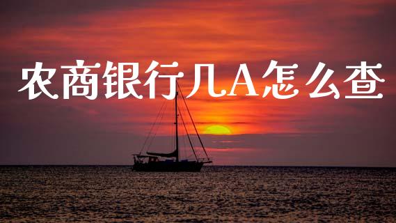 农商银行几A怎么查_https://cj002.lansai.wang_金融问答_第1张