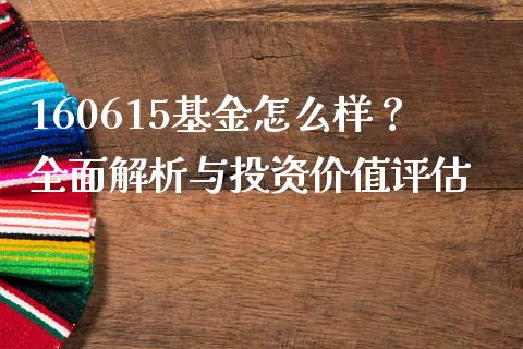 160615基金怎么样？全面解析与投资价值评估_https://cj002.lansai.wang_财经问答_第1张