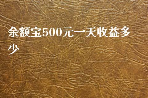 余额宝500元一天收益多少_https://cj002.lansai.wang_理财问答_第1张