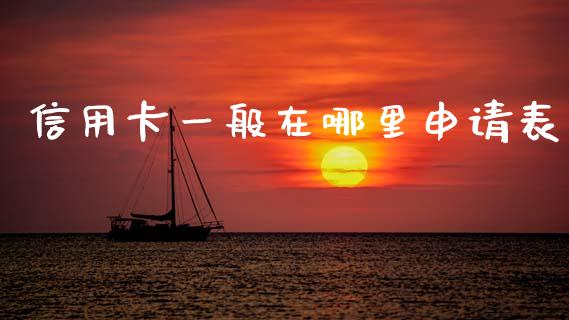 信用卡一般在哪里申请表_https://cj002.lansai.wang_股市问答_第1张