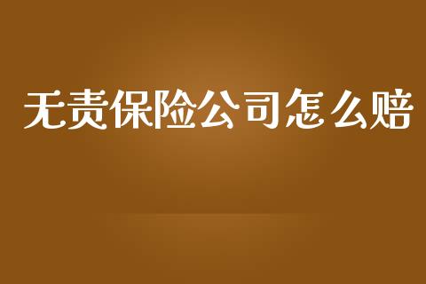 无责保险公司怎么赔_https://cj002.lansai.wang_保险问答_第1张
