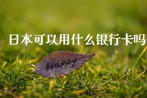 日本可以用什么银行卡吗_https://cj002.lansai.wang_理财问答_第1张