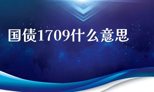 国债1709什么意思_https://cj002.lansai.wang_期货问答_第1张