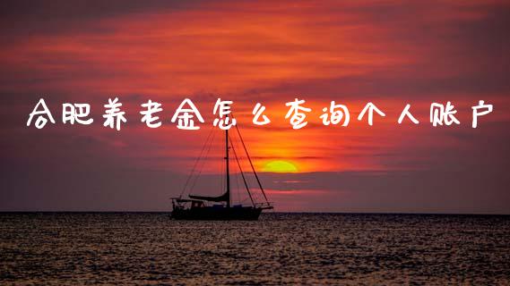 合肥养老金怎么查询个人账户_https://cj002.lansai.wang_保险问答_第1张