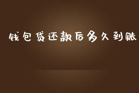 钱包贷还款后多久到账_https://cj002.lansai.wang_理财问答_第1张