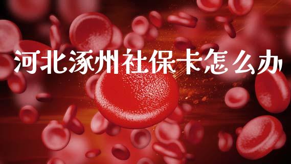 河北涿州社保卡怎么办_https://cj002.lansai.wang_保险问答_第1张