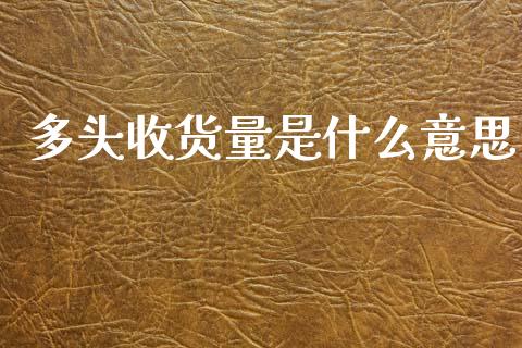 多头收货量是什么意思_https://cj002.lansai.wang_期货问答_第1张