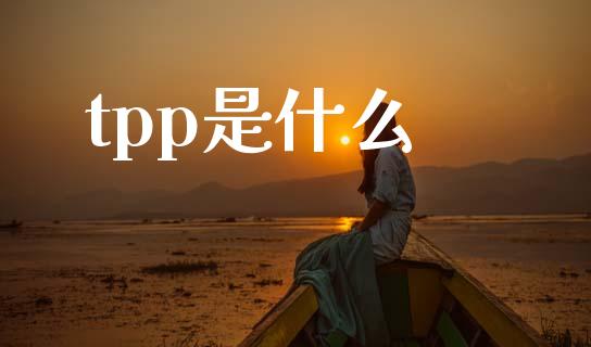 tpp是什么_https://cj002.lansai.wang_财经百问_第1张
