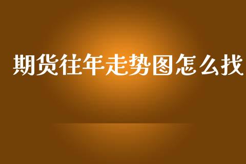 期货往年走势图怎么找_https://cj002.lansai.wang_期货问答_第1张