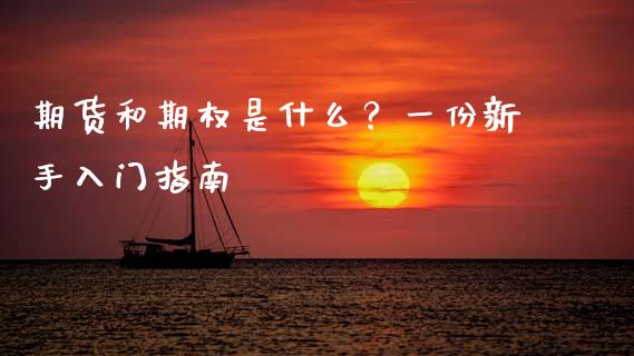 期货和期权是什么？一份新手入门指南_https://cj002.lansai.wang_保险问答_第1张
