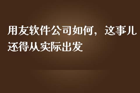 用友软件公司如何，这事儿还得从实际出发_https://cj002.lansai.wang_保险问答_第1张