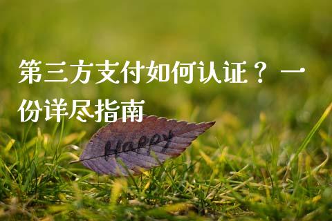 第三方支付如何认证? 一份详尽指南_保险问答_第1张_财经百问网 第三方支付如何认证? 一份详尽指南_https://cj002.lansai.wang_保险问答_第1张