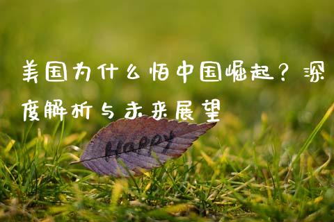 美国为什么怕中国崛起？深度解析与未来展望_https://cj002.lansai.wang_股市问答_第1张