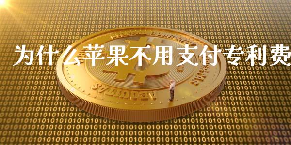 为什么苹果不用支付专利费_https://cj002.lansai.wang_金融问答_第1张