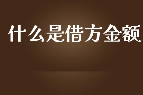 什么是借方金额_https://cj002.lansai.wang_会计问答_第1张