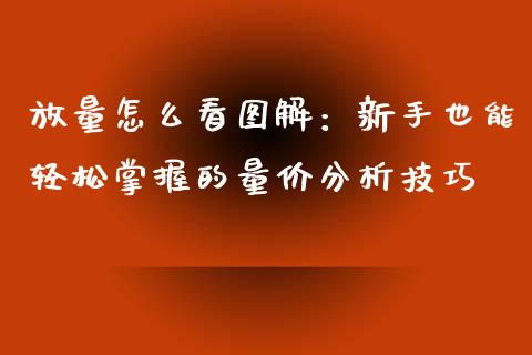放量怎么看图解：新手也能轻松掌握的量价分析技巧_https://cj002.lansai.wang_金融问答_第1张