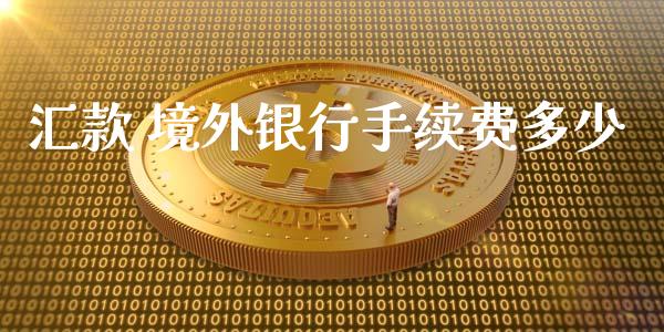 汇款 境外银行手续费多少_https://cj002.lansai.wang_财经问答_第1张