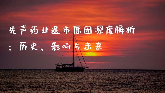 先声药业退市原因深度解析：历史、影响与未来_https://cj002.lansai.wang_保险问答_第1张