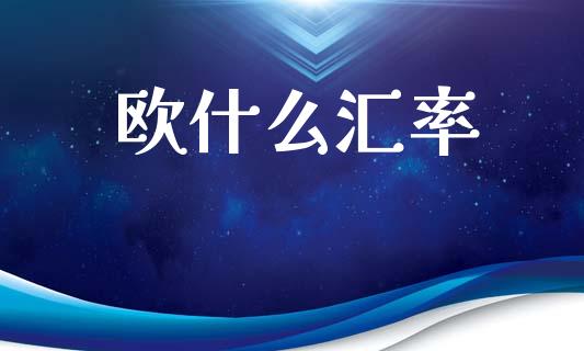 欧什么汇率_https://cj002.lansai.wang_财经问答_第1张