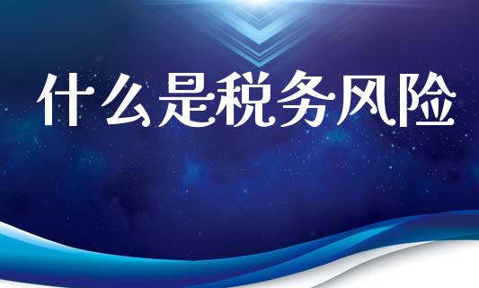 什么是税务风险_https://cj002.lansai.wang_会计问答_第1张
