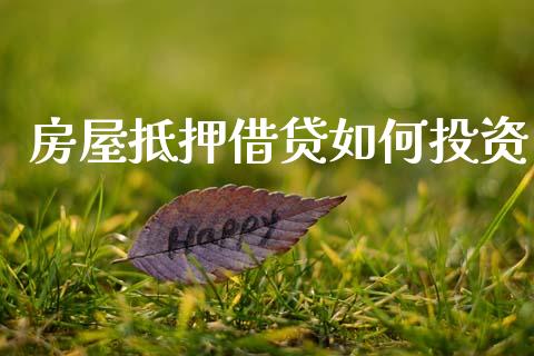 房屋抵押借贷如何投资_https://cj002.lansai.wang_金融问答_第1张
