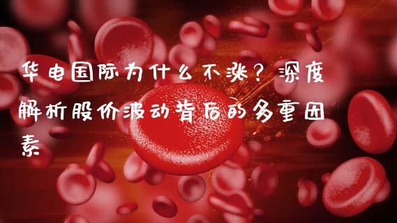 华电国际为什么不涨？深度解析股价波动背后的多重因素_https://cj002.lansai.wang_期货问答_第1张