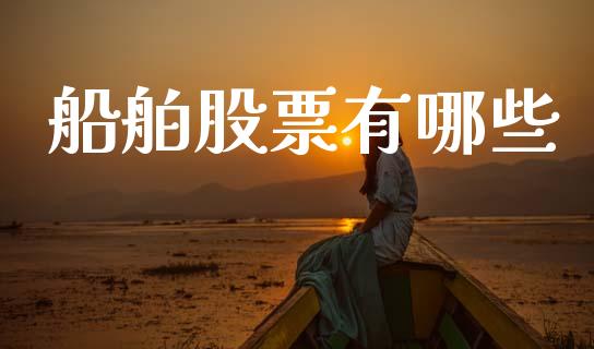 船舶股票有哪些_https://cj002.lansai.wang_期货问答_第1张