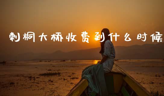 刺桐大桥收费到什么时候_https://cj002.lansai.wang_会计问答_第1张