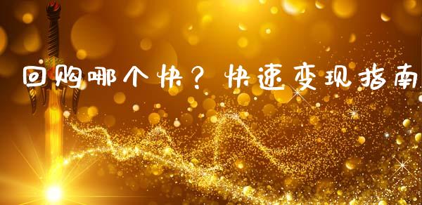 回购哪个快？快速变现指南_https://cj002.lansai.wang_财经百问_第1张