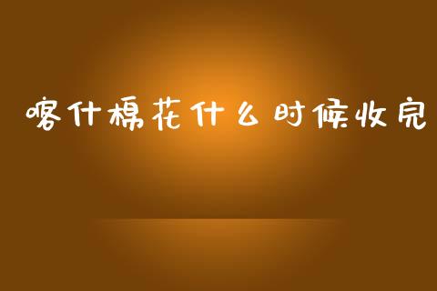 喀什棉花什么时候收完_https://cj002.lansai.wang_保险问答_第1张