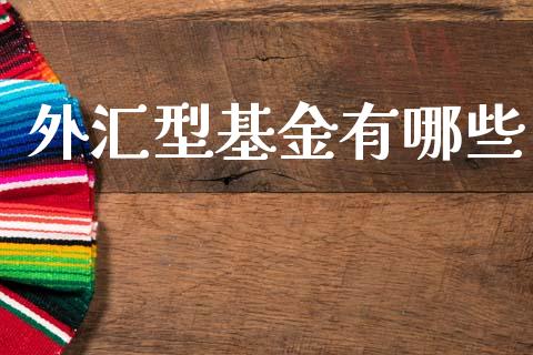 外汇型基金有哪些_https://cj002.lansai.wang_财经问答_第1张